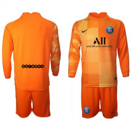 Paris Saint-Germain PSG Keeper Barn Hjemmedraktsett 2021-2022 Langermet (+ Korte bukser)